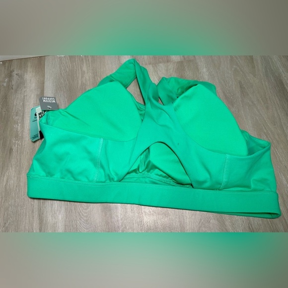 DSG Sports Women’s green Removable Cups 2X Support Running Bra - Picture 3 of 5